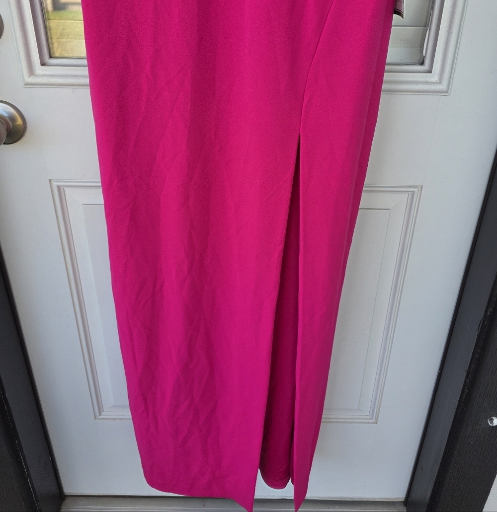 $275 Adrianna Papell Women Bead-Trim Sweetheart-Neck Sleeveless Gown Sz 12 Party - Picture 7 of 14